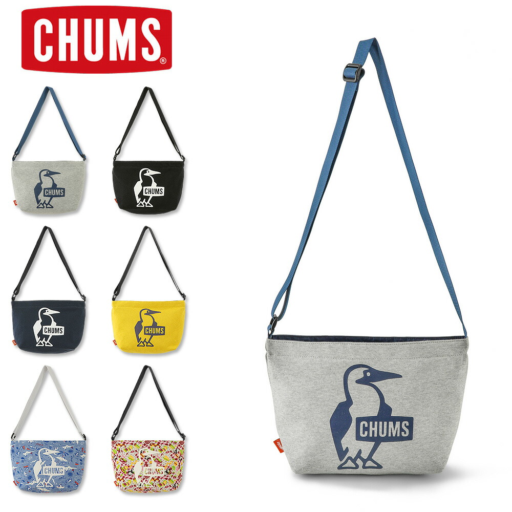 CHUMS (チャムス) ブービープリント ショルダー　スウェット [CH60-3743](ショルダーバッグ/メンズ/レディース/かわいい/おしゃれ/バッグ/かばん/BAG)