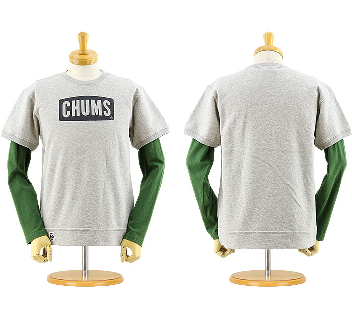 【楽天市場】【SALE セール】CHUMS(チャムス) クルーネック 半袖 スウェットトレーナー [CH00-1061] 半袖 ロゴ クルー