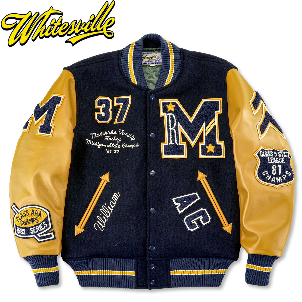 楽天市場】Whitesville ホワイツビル スタジャン 30oz. WOOL MELTON