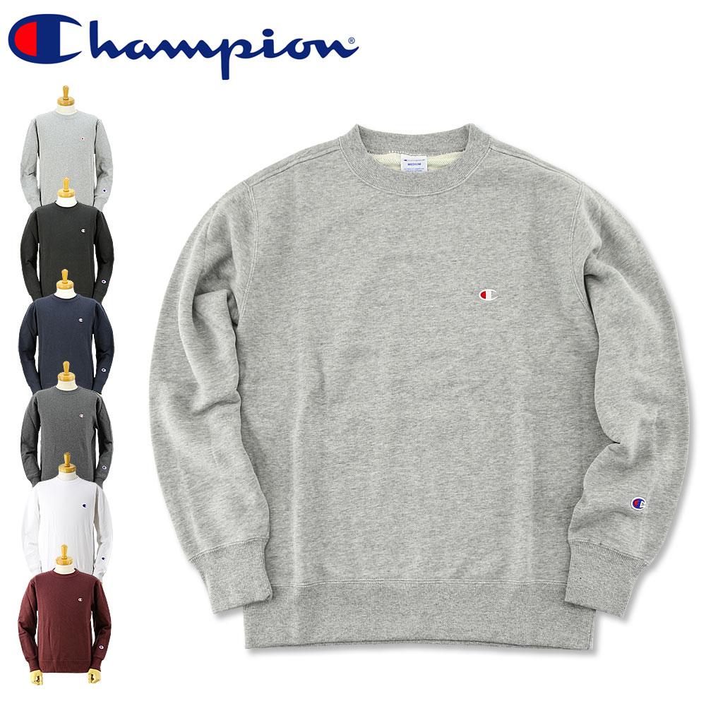 楽天市場 Champion チャンピオン スウェット トレーナー C3 Q001 ベーシック 裏毛 クルーネック スウェットシャツ ワンポイント 刺繍 パイル メンズ レディース アメカジ ストリート Sale セール ｆｒｉｓｂｅｅ