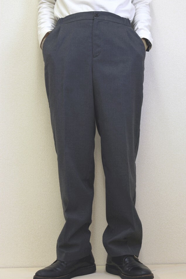 在庫あり 即納 Fantasticdays ファンタスティックデイズ ウールサキソニーストレッチパンツ フォーマルパンツ カジュアルパンツ 兼用 ネイビー グレー M L 超激安 Solucionesdescartables Com