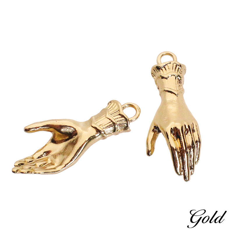 楽天市場 チャーム 手 ハンド 10ペア パーツ アクセサリー オリジナル ハンドメイド 材料 卸 装飾 ペンダント キーホルダー 25mm 10mm 問屋 卸売り フロコン