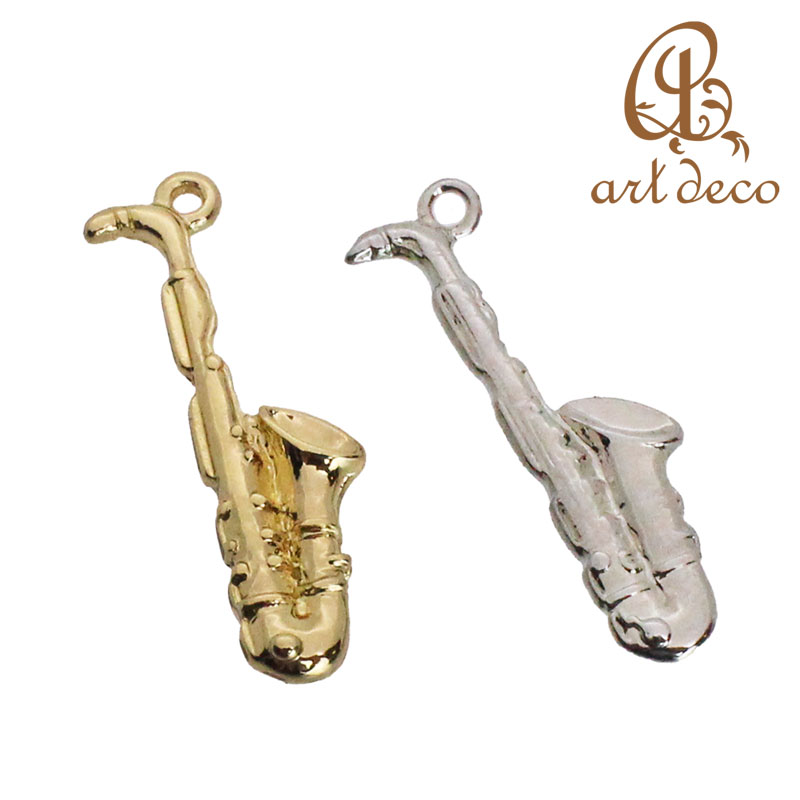 楽天市場】チャーム 楽器 サックス キーホルダー ペンダントトップ 2個