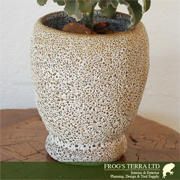 Bubble Glaze Pot C7340 個セット 直径12cm H14cm 底穴なし 陶器製 プランター サボテン 多肉 寄植 観葉鉢 Giosenglish Com