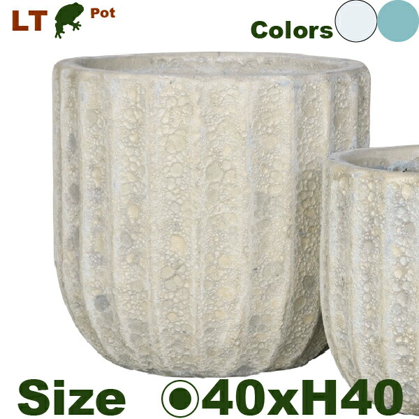 LT ラインラウンド M（直径42cm×H40cm）（底穴あり 土もの 陶器鉢 テラコッタ プランター 園芸 ラチス加工 ポット） 15,257円