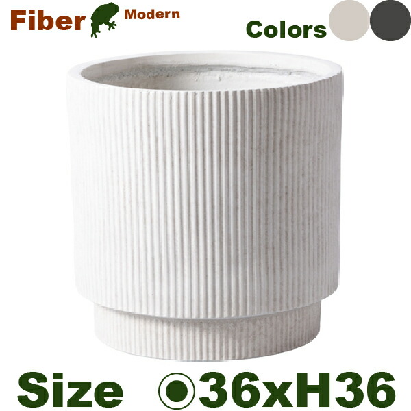 【戸外相応う】MM 炎節ワ シン下つ方 L(差しわたし36cm×H36糎）（底穴なし） F石ころ 四角い プランター ポット 大型プランター 軽さ 白-グレイ