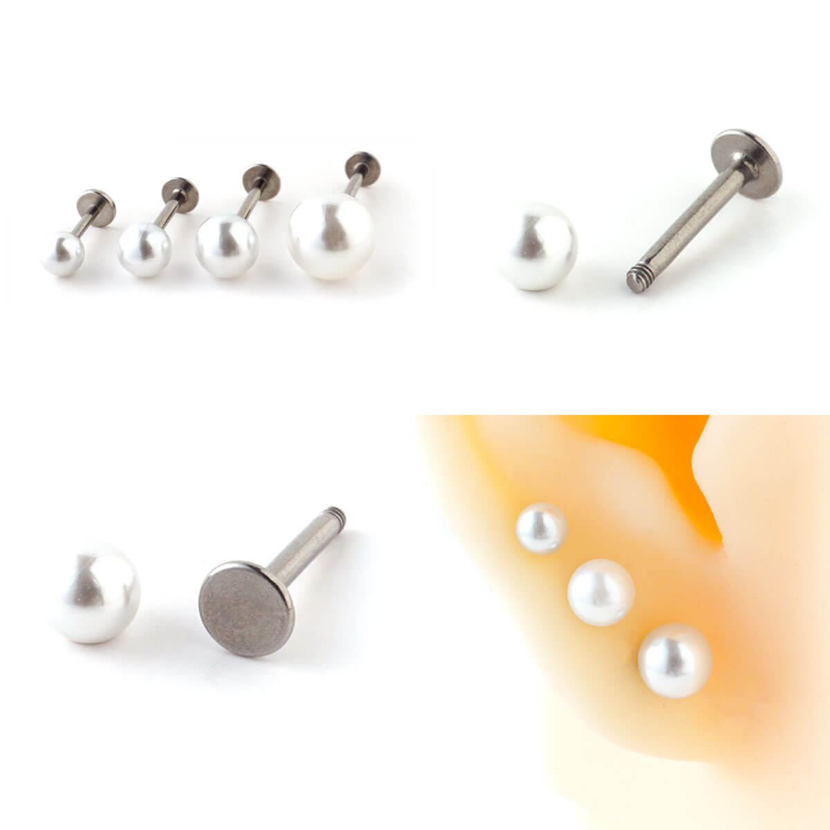 楽天市場 ボディピアス パールラブレット 14g 16g 18g 軟骨 ピアス 14g 16g 18g 軟骨ピアス サージカルステンレス 金属アレルギー 安心 ストレートバーベル トラガス 軟骨用 鼻ピアス かわいい ファーストピアス シンプル オフィス From Da Phactory