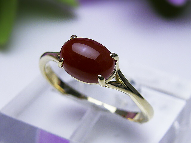 楽天市場】【新品仕上げ】K18 珊瑚 リング デザイン 指輪13号 ±4まで