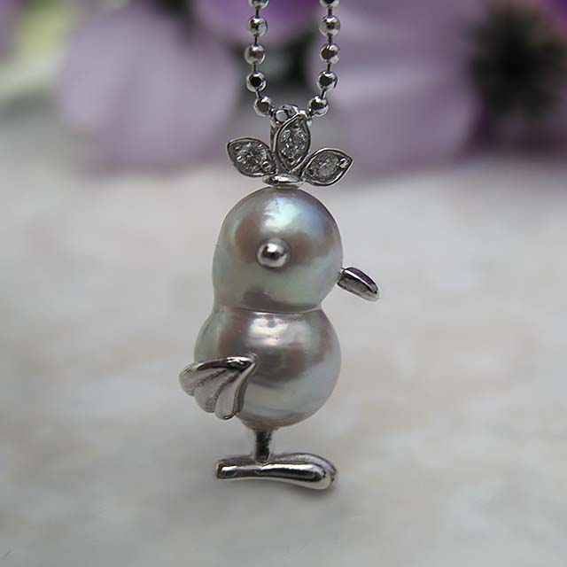 楽天市場】真珠ペンダント 送料無料『 SV王様チーウーペンダント