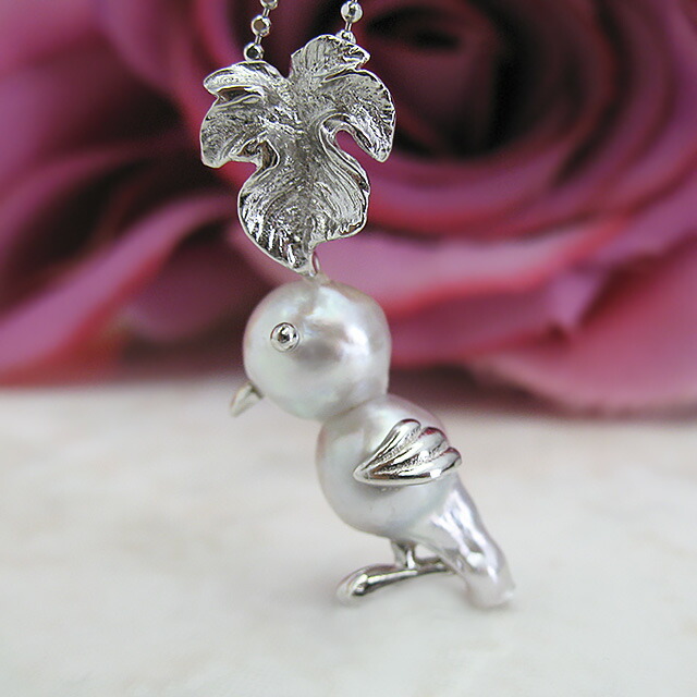 楽天市場】真珠ペンダント 送料無料SV鳥珠チーウーペンダントパール