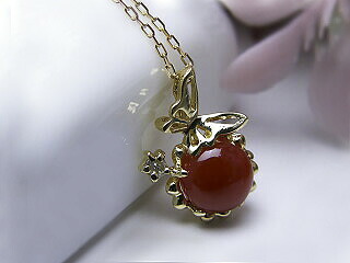 土佐血赤珊瑚 ペンダント 送料無料 Bijoux fromsea K18血赤珊瑚ペンダント TK-8872 血赤珊瑚 珊瑚 サンゴ 厄除け 入学式 卒業式 成人式 高品質 手作り 加工 プレゼント お祝い 人気 赤サンゴ ちょうちょ