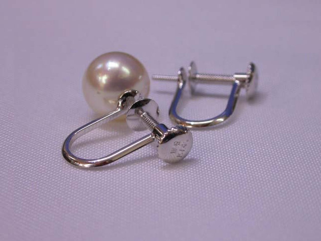 楽天市場】K14WG製イヤリング金具（ブラ・ネジバネタイプ