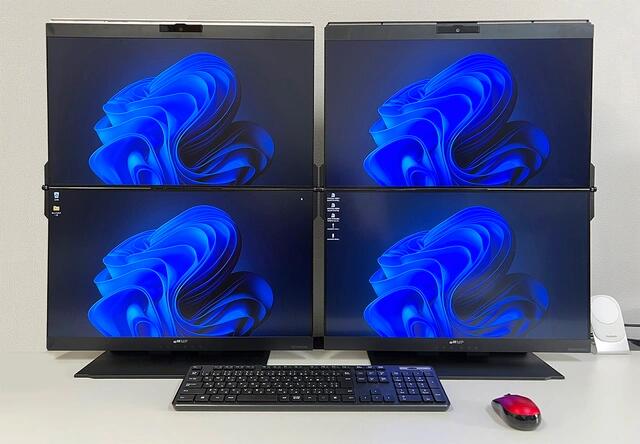 縦2画面【 Geminos GeminosX Wモニター 】 モバイルディスプレイ