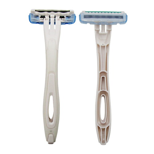 【ホテルアメニティ】【個包装タイプ】【貝印】業務用使い捨てカミソリ3枚刃(スムーサー付)×300個-衛生的で携帯に便利。ホテル、ソープ、洗浄・洗体スポンジ、温泉・銭湯・サウナ、業務用、髭剃り、ヒゲソリ