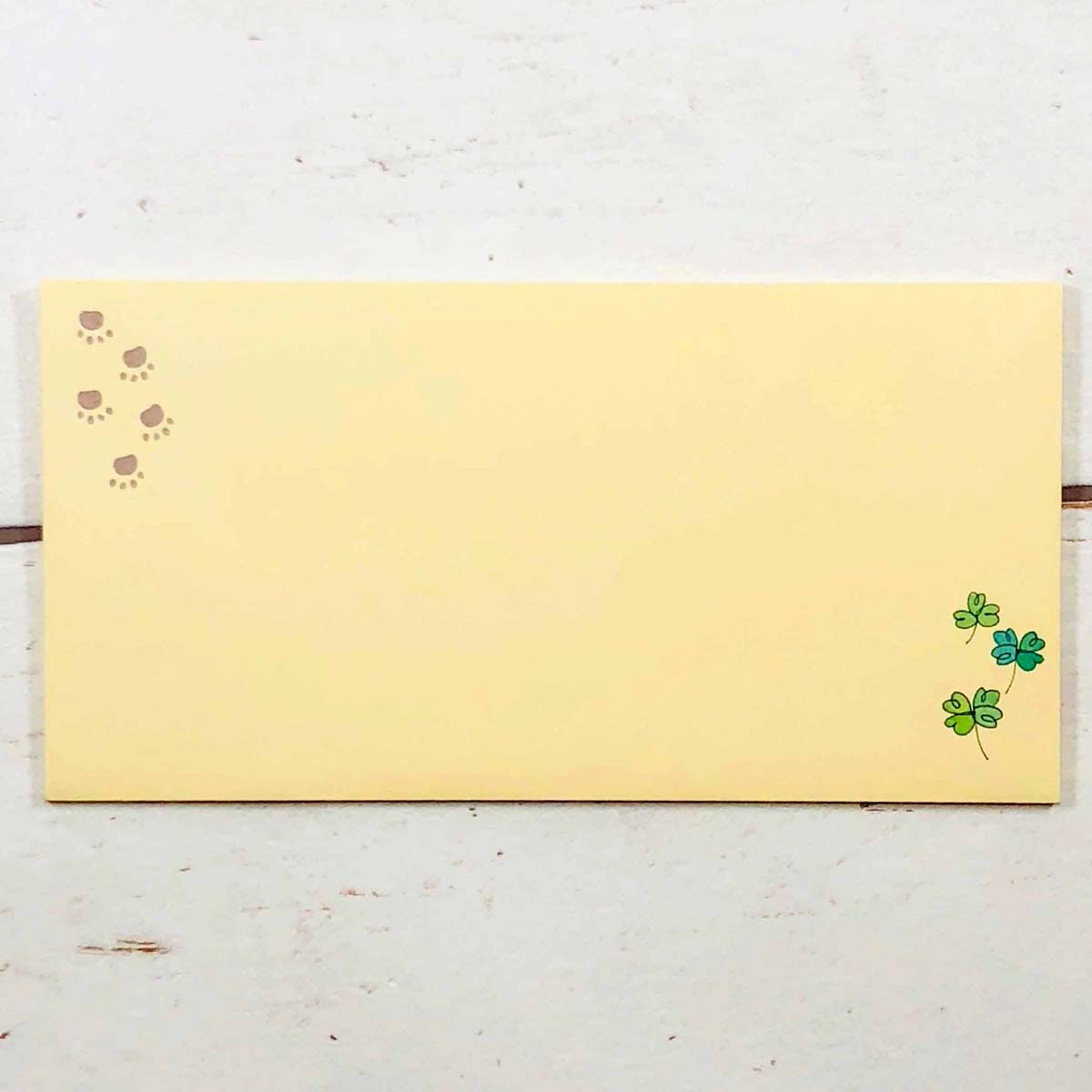 楽天市場 封筒 Happy Clover フロンティア クローバー柄 春柄 新緑柄 デザイン おしゃれ 大人 Frontia 楽天市場店