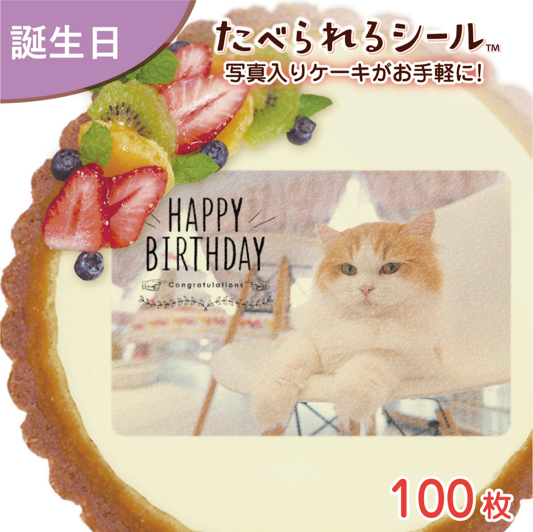 たべられる デコレーション シール 枚入り 誕生日 ペット 愛犬 愛猫 動物 お祝い オリジナル 印刷 プリント 食用 手作り 菓子 料理 プレゼント サプライズ パーティー 写真 イラスト 文字 メッセージ Highsoftsistemas Com Br