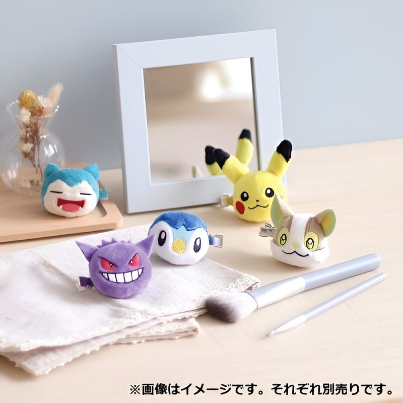 ポケモン ヘアクリップ キャラクター キッズ ポケットモンスター ピカチュウ カビゴン ゲンガー ワンパチ ポッチャマ グッズ ヘアピン おしゃれ  大きめ 跡がつきにくい 前髪 髪留め 雑貨 【名入れ無料】