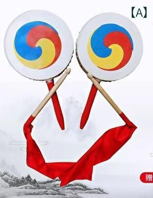太鼓 ソゴ 小鼓 韓国 楽器 民族 伝統工芸 タンバリン ダンス 舞踏用 手持ち 小道具 パフォーマンス 音楽 演奏