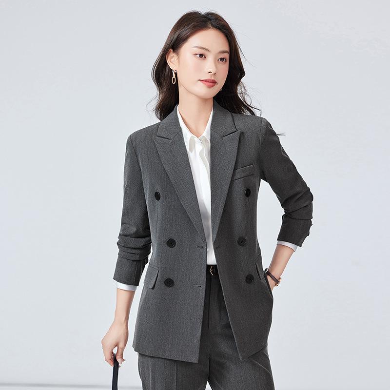 パンツスーツ レディース セットアップ 秋冬 ビジネス ジャケット スラックス 高級感 通勤 オフィス フォーマル 事務服 洗える 形態安定 シワになりにくい ブラック ネイビー グレー 30代 大きいサイズ