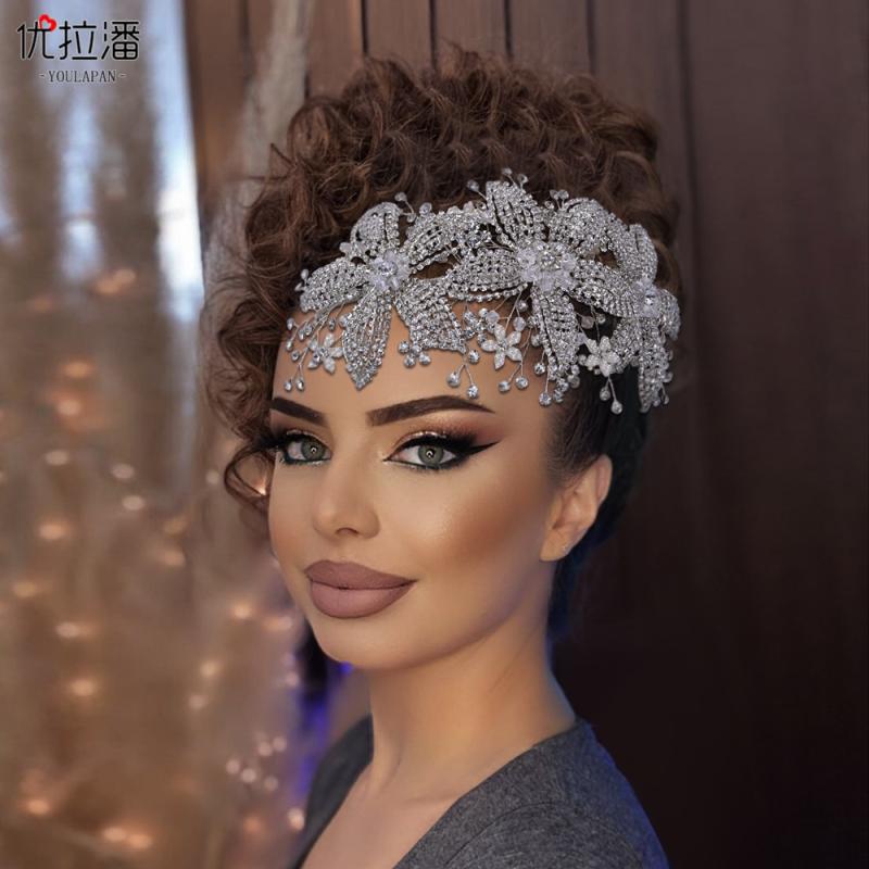 ウェディング ヘッドドレス ヘアアクセサリー 結婚式 花 ラインストーン 撮影 スタジオ 衣装 レディース ゴールド シルバー エレガント おしゃれ 大きい