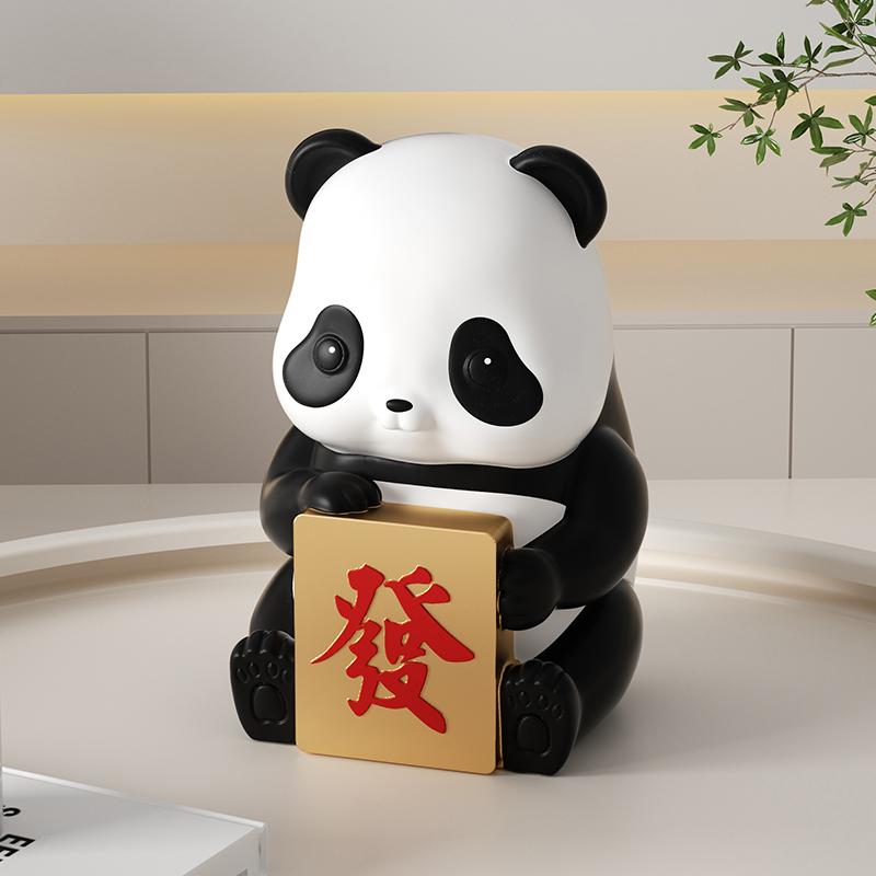 楽天市場】在庫処分価格 かぶり面 貯金箱： パンダ （セール)｜ぱんだ