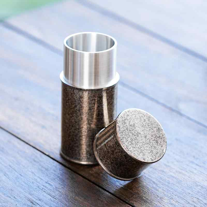 茶筒 おしゃれ 茶葉入れ 缶 錫 密封 品質保持 保存容器 ポータブル 携帯 家庭 旅行 小さめ レトロ シンプル エレガント 竹 職人 21,331円