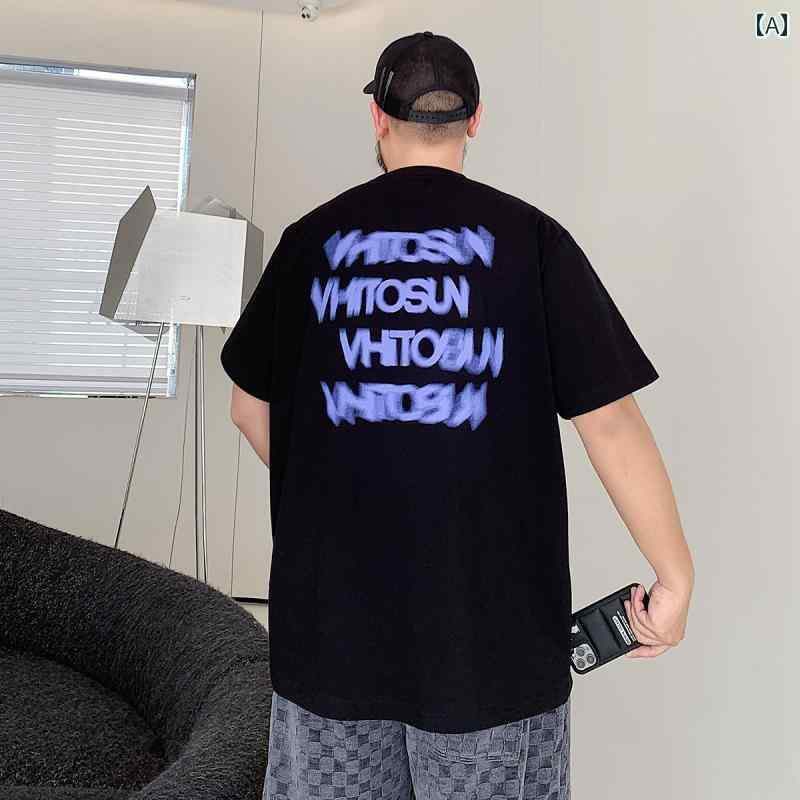 Tシャツ メンズ おしゃれ 大きいサイズ 半袖 黒 ゆったり シンプル ロゴプリント カジュアル
