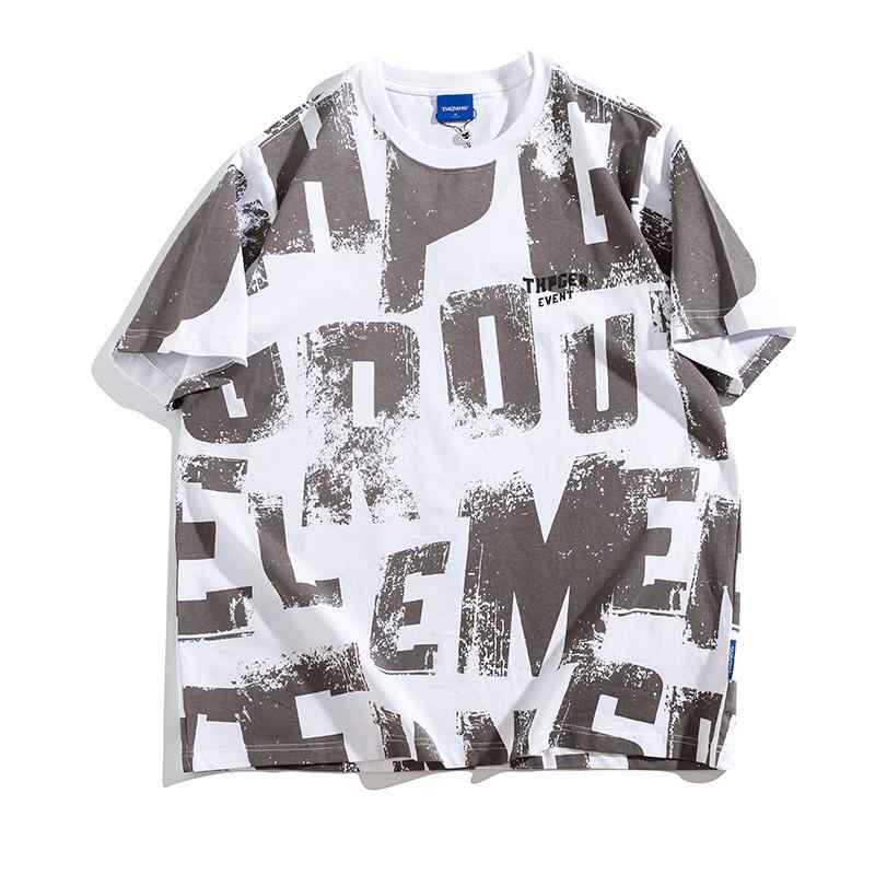 Tシャツ メンズ おしゃれ 大きいサイズ 綿 半袖 夏 ゆったり ロゴ 総柄 カジュアル