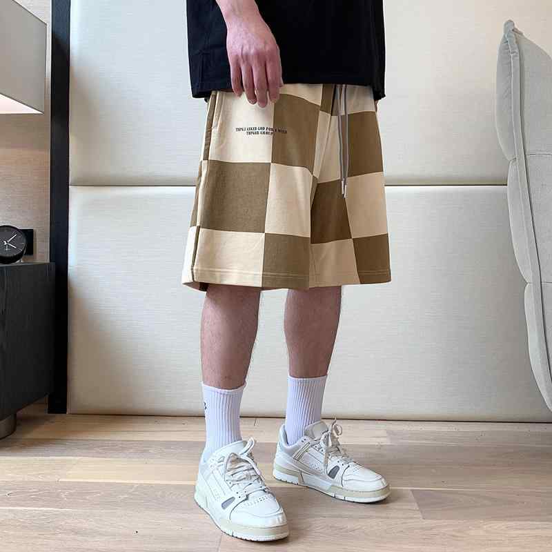 パンツ メンズ おしゃれ チェック柄 ハーフパンツ 大きいサイズ スポーツ ゆったり 夏 カジュアル｜フロントップ店
