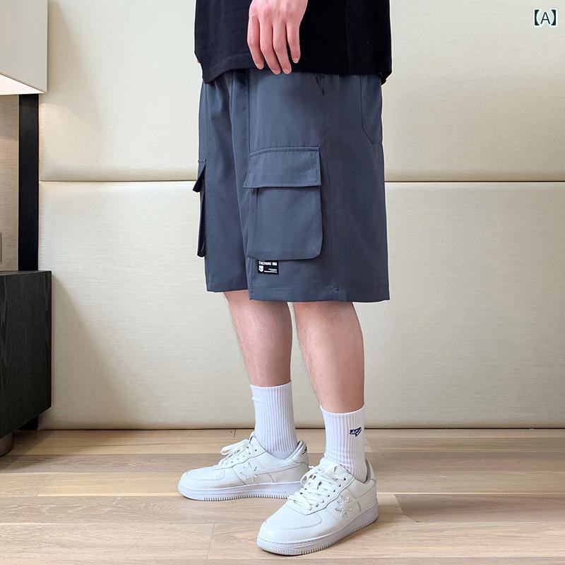 ズボン下 メンズ かっこ良い 途轍も無い大いさ 夏 広広とした 積貨委託貨物 ゆったり さる股引き 心地好い メンズファッション-その他