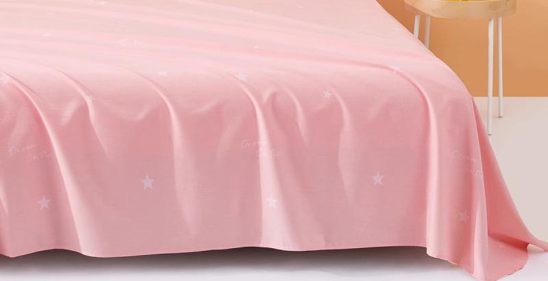 ベッド シーツ 寝具 カバー 子供 インテリア 冬 暖かい 起毛 快適 安眠 柔らかい 通気性 抗菌 洗える 色褪せしにくい 綿 かわいい 星 ピンク