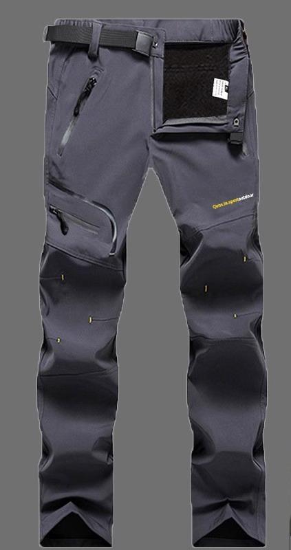 スキーウェア メンズ パンツ レディース 冬 アウトドア 登山 防水 防風 日焼防止 通気性 耐摩耗性 保温 暖かい 厚手 ソフトシェル フリース カジュアル 無地 大きいサイズ 黒 グレー 緑