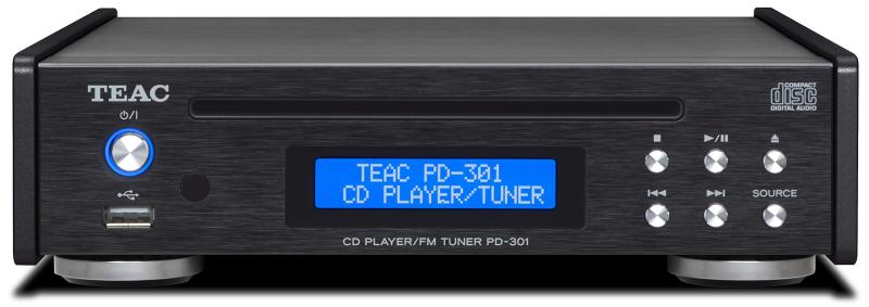 ティアック CDプレーヤー/FMチューナー (ブラック) PD-301-B-