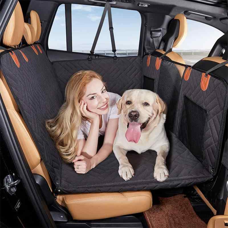 車 犬 運転居敷き 愛玩動物 つや消し うしろ側居敷き 汚れた状態押しとどめる 雨合羽 覆いかぶせる ゲーム盤 馬鹿でかい大きさ 納める 衣嚢 無地 分かりやすい 黒 薄墨色