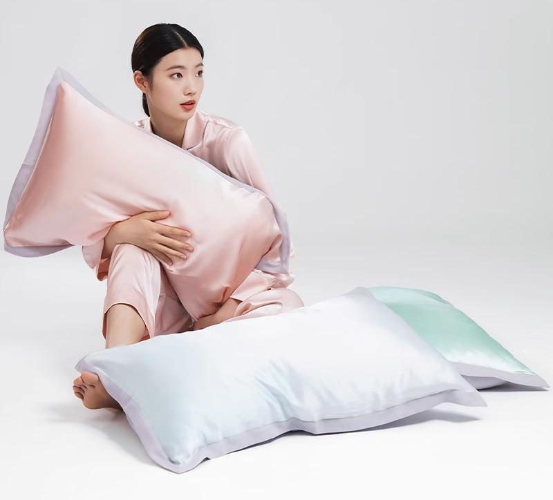 夏 枕取りまかなう 冷やりとした ひんやり 人付き合い冷感 好いたらしい 吸湿 通気性 パステル色の 坦々たる 光輝 寝具 シングル ピローケース 分かりやすい 雅びやか 青 サクラ色 薄墨色 無地