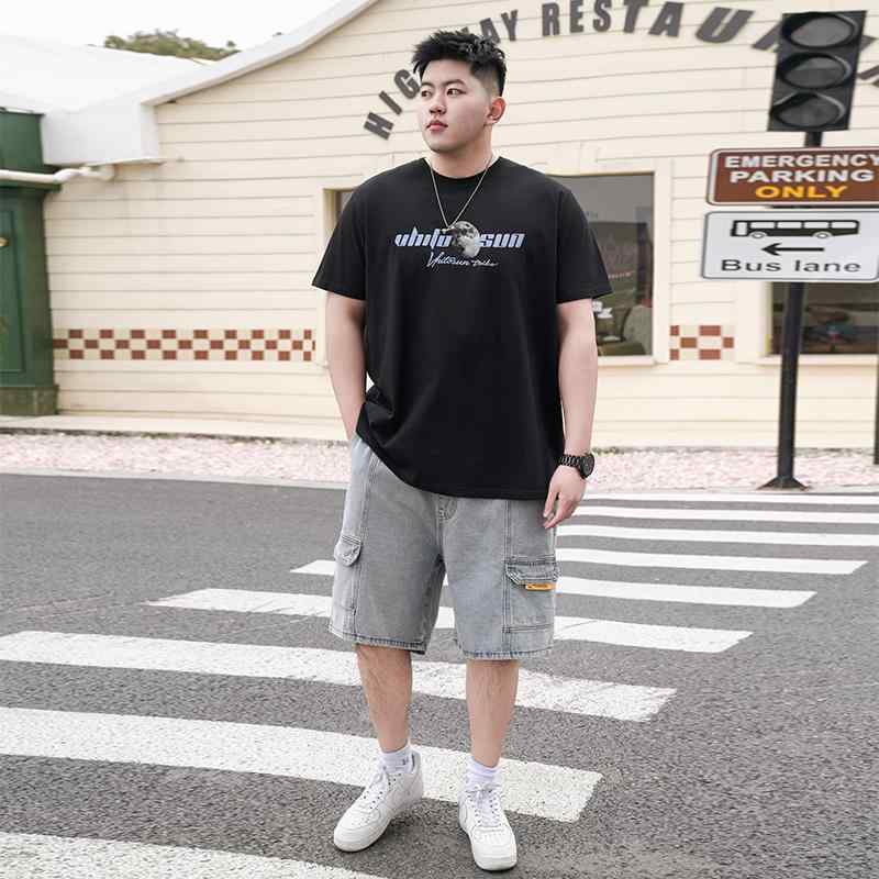 Tシャツ メンズ おしゃれ 大きいサイズ 夏 綿 プリント 半袖 ゆったり ビッグシルエット カジュアル
