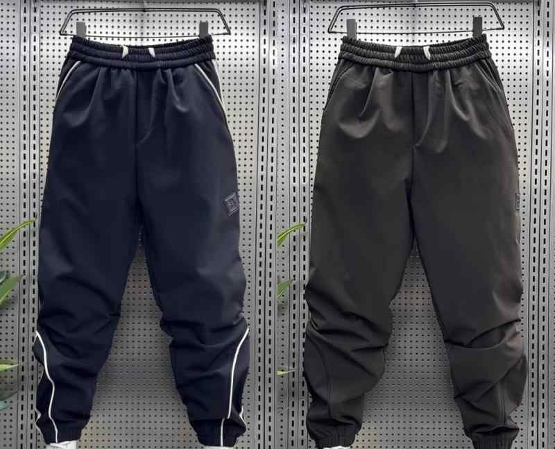 パンツ メンズ カジュアル 冬 ボトムス ジョガー スウェット ロング ポケット裾 ウエストゴム 裏地付 厚手 ゆったり 普段使い スポーツ ダンス 大きいサイズ 黒 茶色