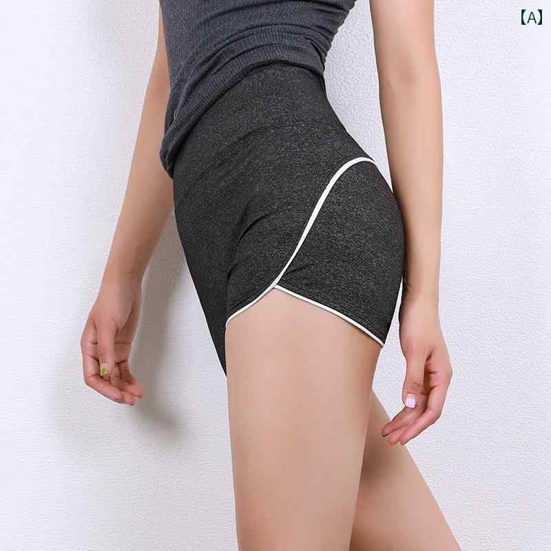 フィットネス レディース スポーツ ショートパンツ トレーニングウェア セクシー ヒップアップ タイト ヨガ 速乾 ハイウエスト グレー ブルー ネイビー