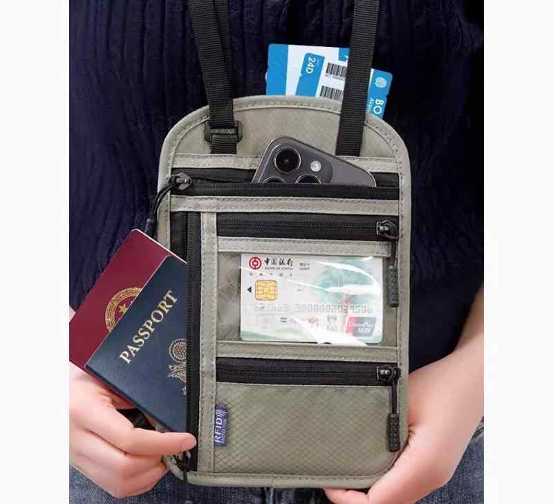 渡航免状 入れもの 肩部 レディース メンズ 乗車券保持者 歌留多 御釣り入れ ファスナー 納める 旅する 雨合羽 切り取り押しとどめる 仕掛ける 保護すること押しかぶせる 心地よい 黒 薄墨色 サクラ色
