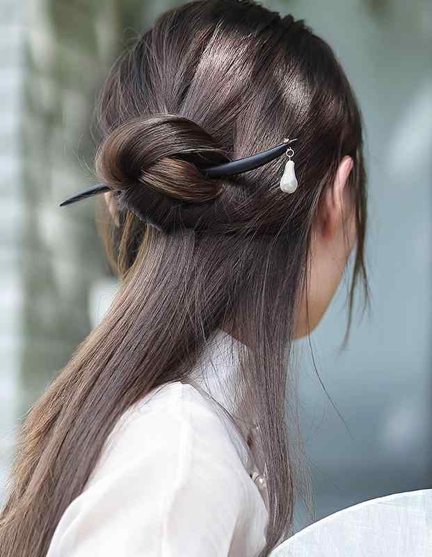 かんざし 一本 大人 上品 レディース ヘアアクセサリー ピン まとめ髪用 普段使い レトロ エスニック チャイナ風 木製 韓服 檀木 花 おしゃれ