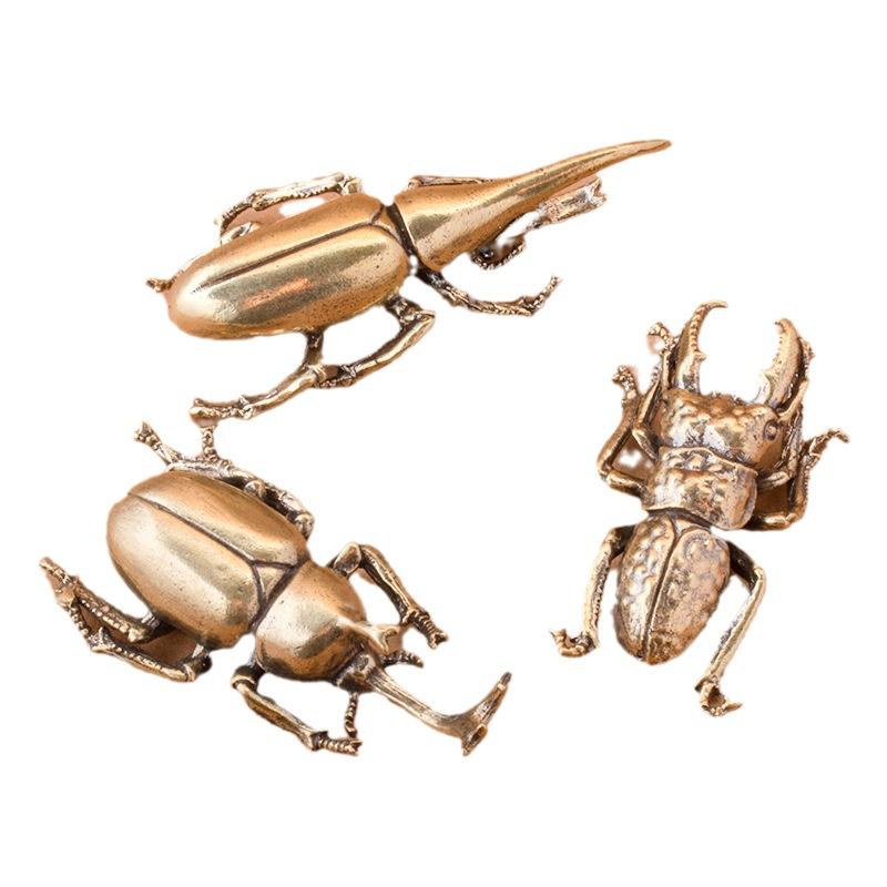 楽天市場】【卓上置物】かぶと虫（金属製）【日本製／富山県高岡産