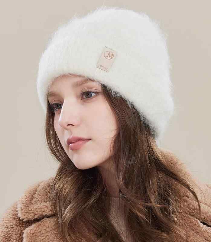 ニット帽 レディース 秋冬 おしゃれ シンプル 防寒 暖かい 帽子 プレゼント ウール 女性用 多用途 厚手 保温 耳 保護 豪華