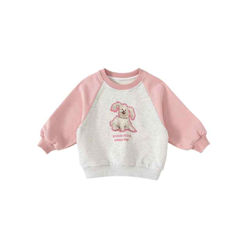調教師 うしろ帯 キッズ 小学生 もの言う花 赤ちゃん トップス 長袖 流汗 ラウンド素っ首 好いたらしい 通気性 パステル色の ゆったり 可愛らしい 刷り上げる 犬 青 サクラ色 お出かけ 心地好い 秋 韓国 男女兼用