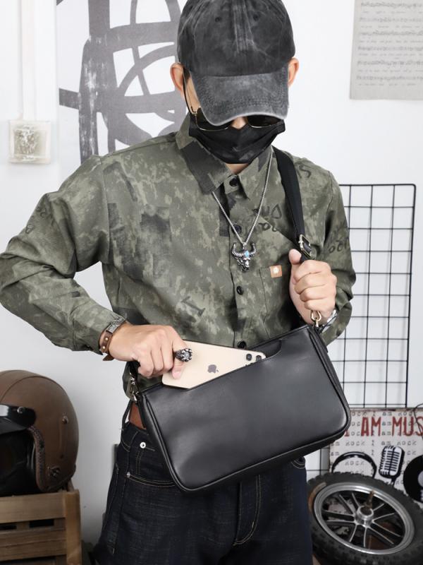 レザー バッグ ショルダー メンズ 斜め掛け 大人 おしゃれ 通勤 カジュアル メッセンジャー｜フロントップ店
