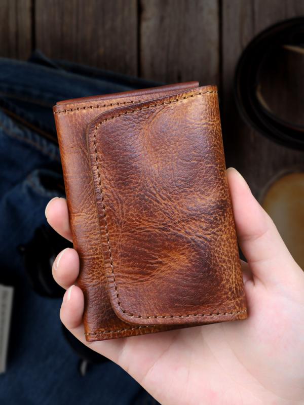 小銭入れ レザー おしゃれ カード 財布 小さい レトロ メンズ レディース 牛革 多機能 革 シンプル 収納 袋