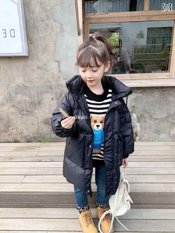 厚地の外套 キッズ アウター 冬 赤ちゃん うしろ帯 韓国 ボンネット付き添い人 落ち込む 赤んぼう 朦々たる 衣嚢 真っただ中丈 ジップアップ ゆったり 心地好い 普段使い走り 余暇 無地 今めかしい 黒 黄味がかった サクラ色