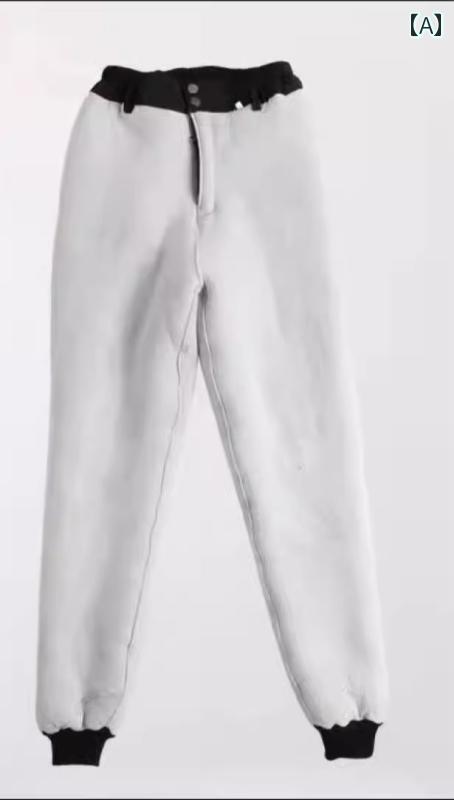 メンズ パンツ 暖かい 冬 ボトムス ロング 裾絞り 厚手 裏起毛 ウール 保温性 防寒 ゆったり カジュアル 大きいサイズ 無地 白