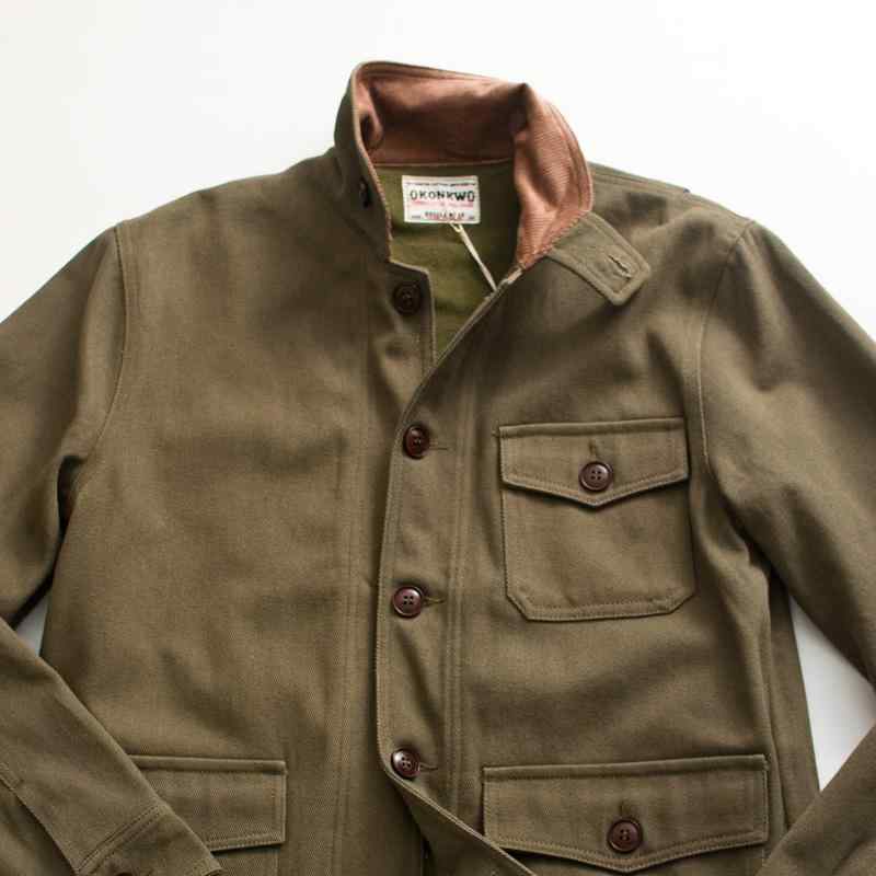 ジャケット メンズ アメカジ ミリタリー ワークスタイル レトロ コットン 厚手 裏起毛 秋冬物 ブルゾン 防寒 暖かい 多ポケット 普段使い カジュアル アウター