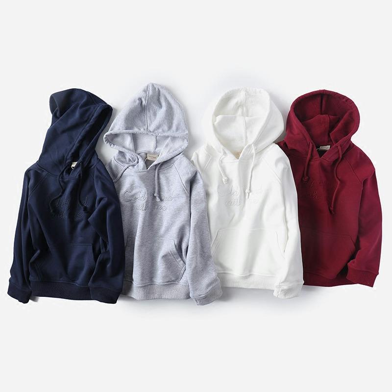 パーカー 男の子 女の子 キッズ ジュニア 子供服 スウェット フード プルオーバー トップス 春秋 無地 コットン 綿混 カジュアル 白 ホワイト 普段使い 通学