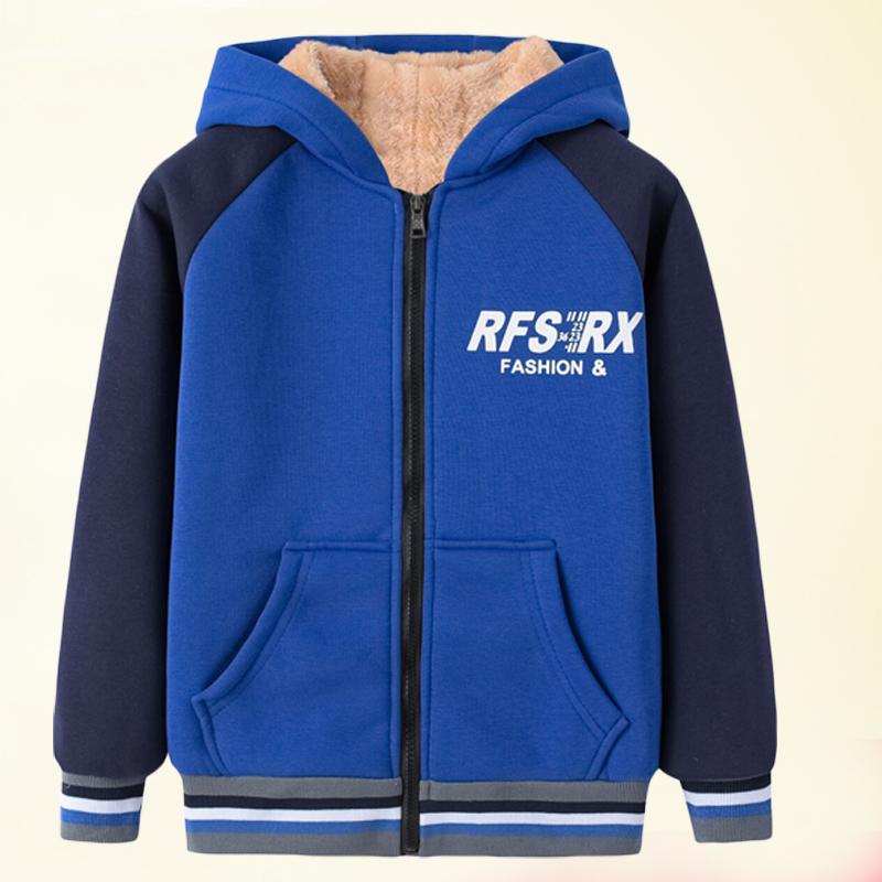 ジャケット 男の子 ボーイズ キッズ ジュニア 秋冬 スポーツ カジュアル ベースボールジャケット 野球アウター ジップアップ フード 厚手 裏起毛 綿 コットン